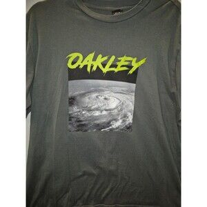 Oakley Eye Of The Hurricane T-shirt Gray Regular Fit Xl